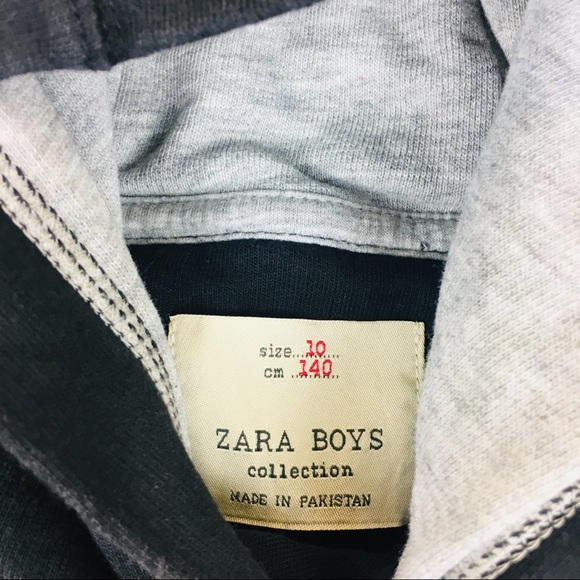 Zara Boys New Old School Graphic Hoodie Size 10 - Picture 2 of 6
